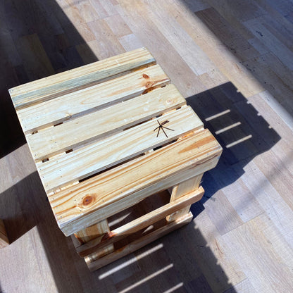 Upcycled Pallet Stool