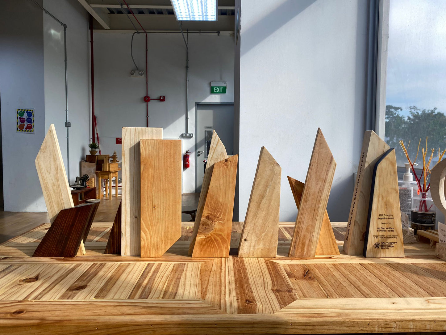 Upcycled Wooden Trophies/Plaques